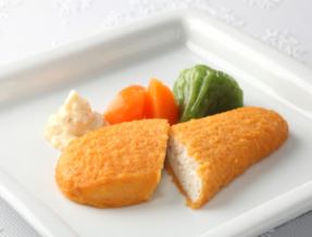 ソフリ  白身魚のフライ風ムース【冷凍品】